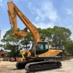 22 tonnin hyundai 220lc 9s käytetty tela-alustainen kaivinkone banner 1