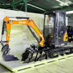 3,5 tonnes mini excavateur hydraulique à chenilles bannière 5