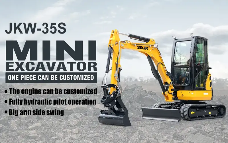 3.5 Ton Mini Excavator Hydraulic Crawler Digger
