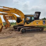 36 t gebrauchte komatsu pc360 raupenbagger banner 1