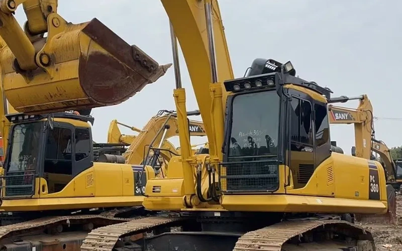 36 Tonnen gebrauchter Komatsu PC360 Raupenbagger