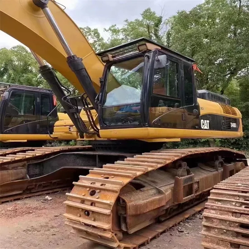 40 ton used cat 340dl excavator banner 1 40-тонный экскаватор cat 340dl баннер 1
