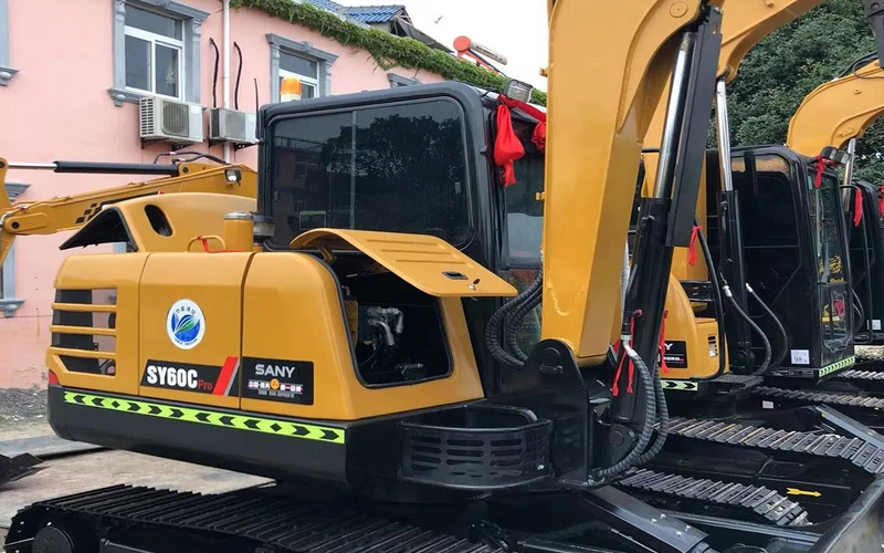 6 Ton Sany 60 Begagnad minigrävare