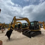 cat 307e machine excavatrice d'occasion bannière 1