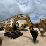 cat 307e machine excavatrice d'occasion bannière 2