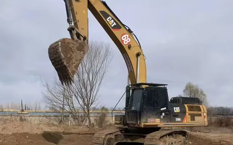 Cat336D2L Brugt hydraulisk gravemaskine på larvebånd