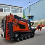 compact hydraulic skid steer loader with auger attachments banner 4