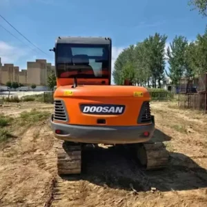 doosan dx60 9c compact hydraulic excavator banner 2