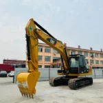 高性能中古猫320D 20トンクローラー掘削機バナー2