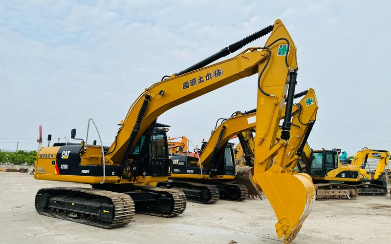 高性能中古Cat 320D 20トンクローラーショベル