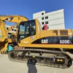 japan original caterpillar cat 320d2 used excavator banner 3