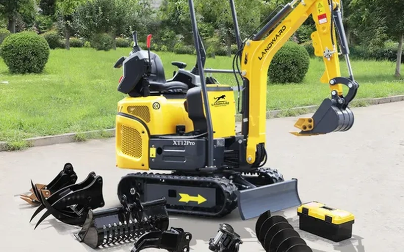 Landward 3.5 Ton Mini Excavator Hydraulic Crawler Digger