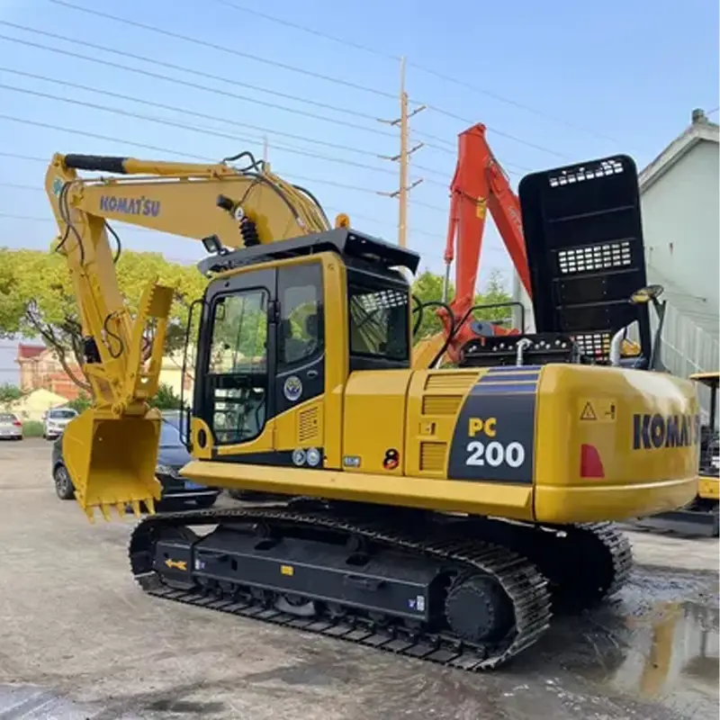 medium komatsu pc200 8 used crawler excavator banner 1 средний гусеничный экскаватор komatsu pc200 8 б/у баннер 1