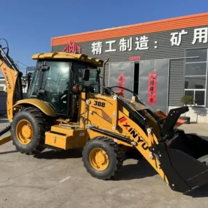 new 4wd mini wheel backhoe loader model 388 banner 2