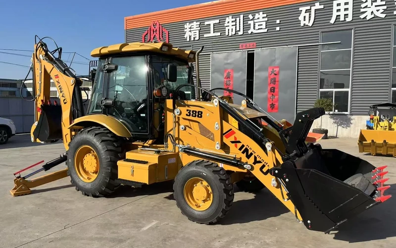 New 4WD Mini Wheel Backhoe Loader Model 388