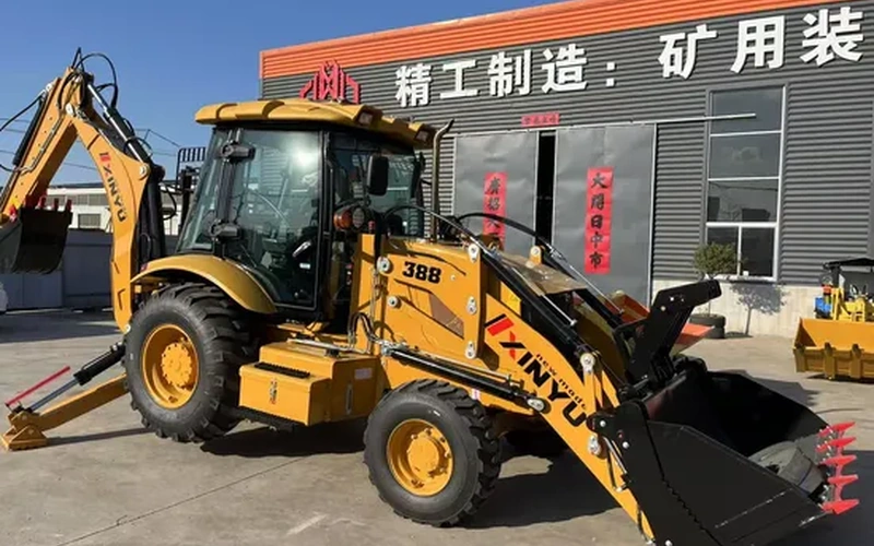 New 4WD Mini Wheel Backhoe Loader Model 388