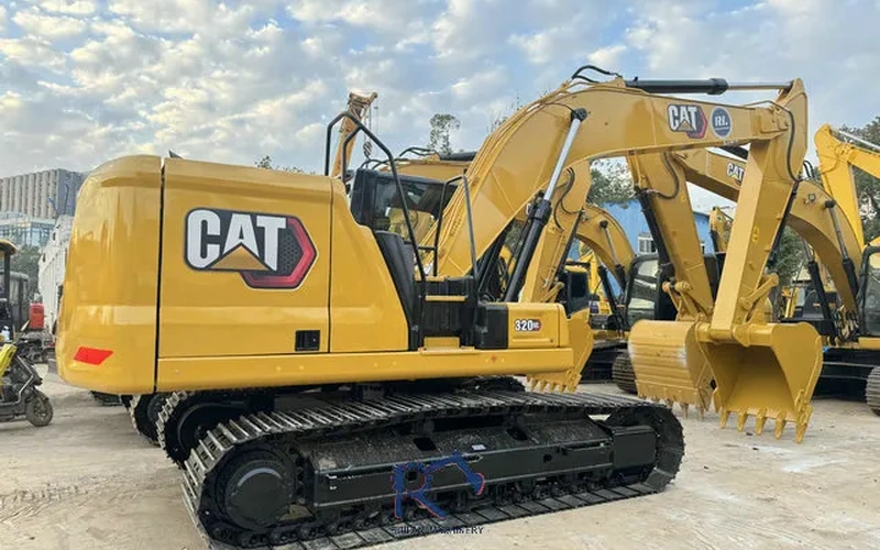 Escavadora de lagartas CAT320GC usada original do Japão
