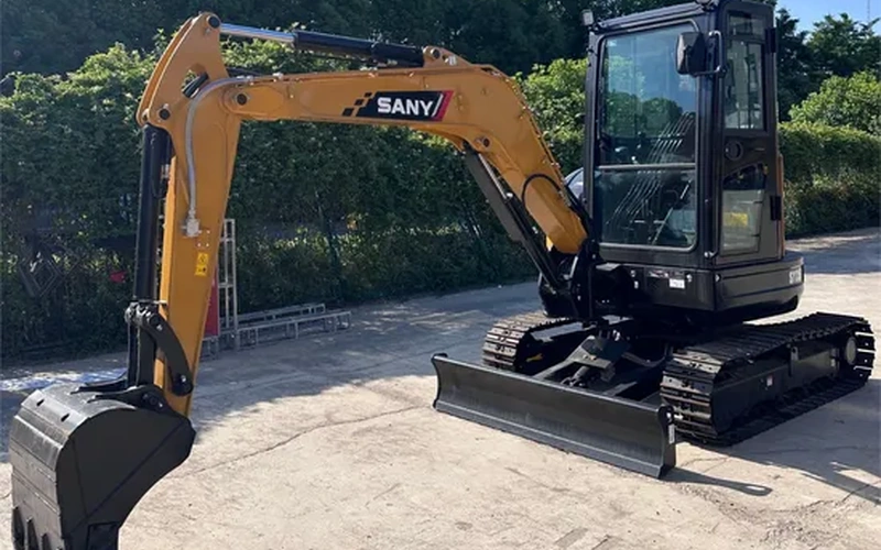 Mini escavadeira Sany SY35U 3.5T escavadeira sobre esteiras