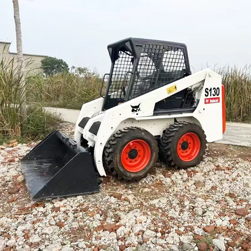 used bobcat s130 s160 s185 s300 skid steer wheel loader banner 1 подержанный колесный погрузчик с бортовым поворотом bobcat s130 s160 s185 s300 баннер 1