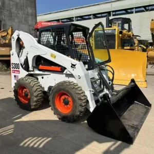 used bobcat s300 mini skid steer loader banner 1