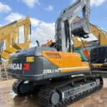 used hyundai 220lc 9s excavator with hydraulic transmission banner 2