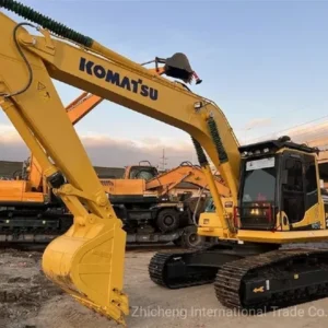 used komatsu pc220 8 hydraulic transmission crawler excavator banner 1