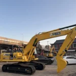 used komatsu pc220 8 hydraulic transmission crawler excavator banner 4