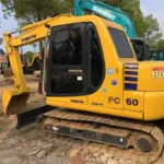 used komatsu pc60 7 excavator in good condition banner 5