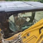 gebruikte originele cat 323 graafmachine banner 5