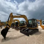 mini excavateur caterpillar 307e d'origine d'occasion bannière 3