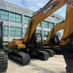 brugt sany sy215c 21.5t bæltegravemaskine banner 3