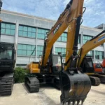 brugt sany sy215c 21.5t bæltegravemaskine banner 4