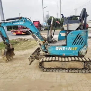 käytetty sunward swe18uf mini tela-alustainen kaivinkone banner 2